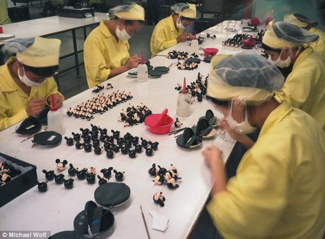 Big business: Across China there are estimated to be around 8,000 toy-making companies employing 3.5million workers